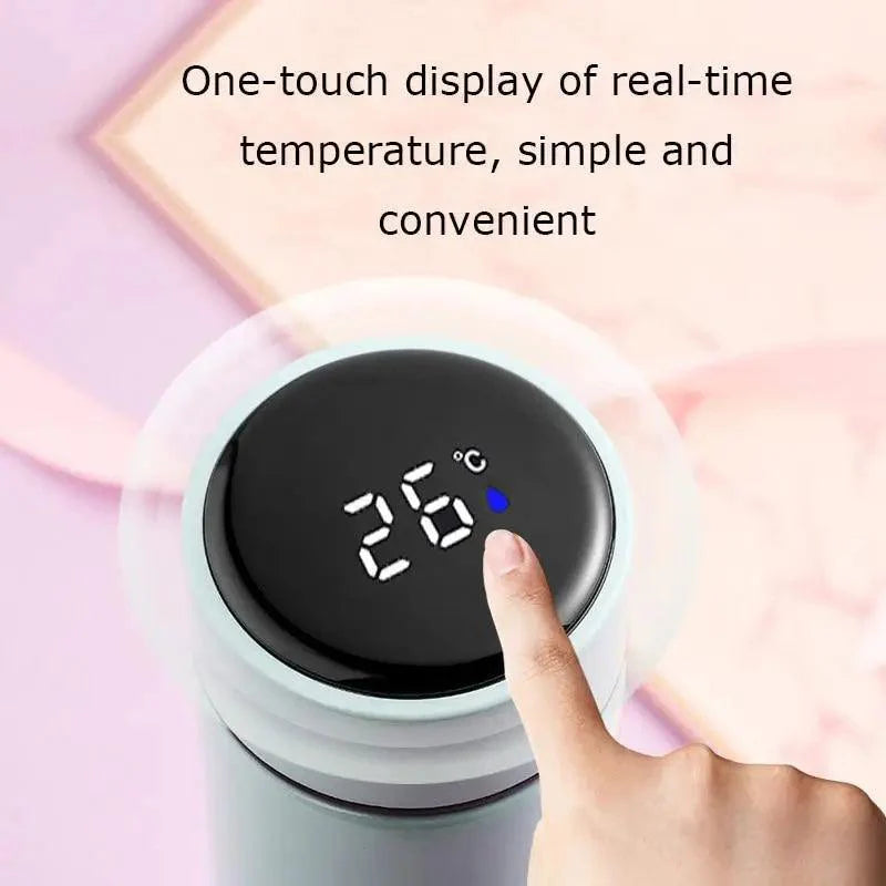 500ML Smart Thermos Water Bottle Led Digital Temperature Display Stainless Steel Coffee Thermal Mugs Intelligent Insulation Cups - Tree of Life