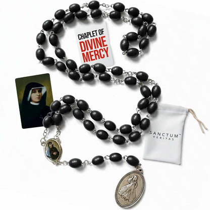 Saint Faustina Kowalska Divine Mercy Chaplet Blue Cord Poland Novena - Tree of Life