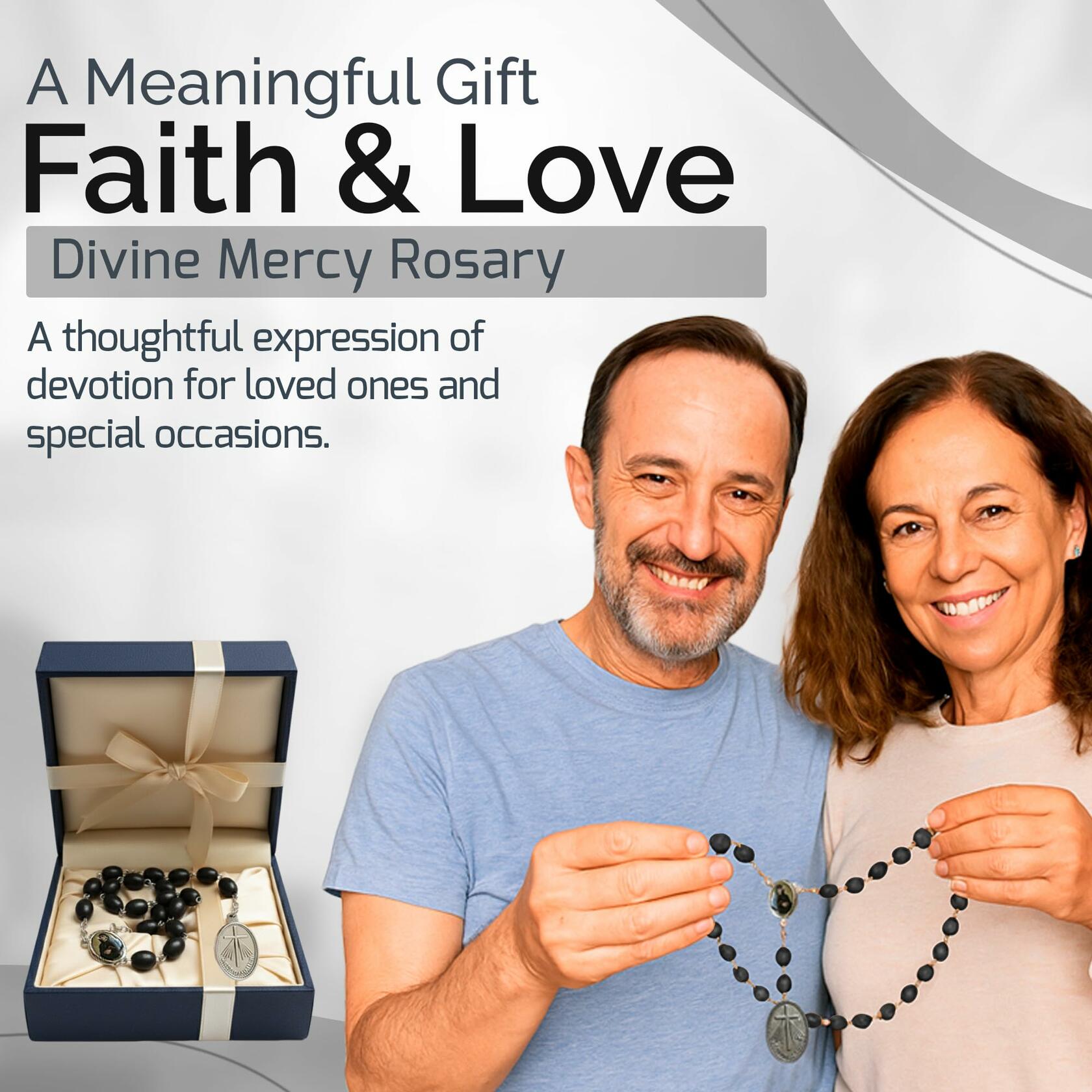 Saint Faustina Kowalska Divine Mercy Chaplet Blue Cord Poland Novena - Tree of Life