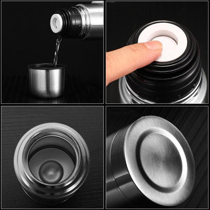 Portable Double Layer Thermal Mug Food Thermos For Tea With Heating Stanley Cup Stainless Steel Water Bottle  Insulated Stainless Steel Bottle - Keeps Cold for 12 hours Hot for 6 hours Perfect for Purse or Kids Lunch Bag - Tree of Life