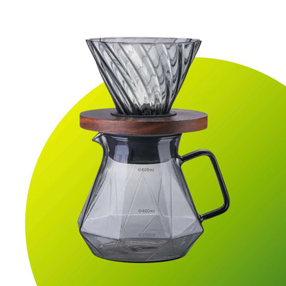 Glass Pour Over Set - Tree of Life