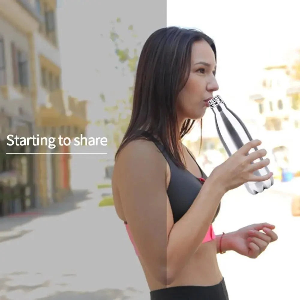 Premium Quality 350/500/750/1000ml Double-wall Creative BPA free Water Bottle Stainless Steel Beer Tea Coffee Portable Sport Vacuum thermos - Tree of Life