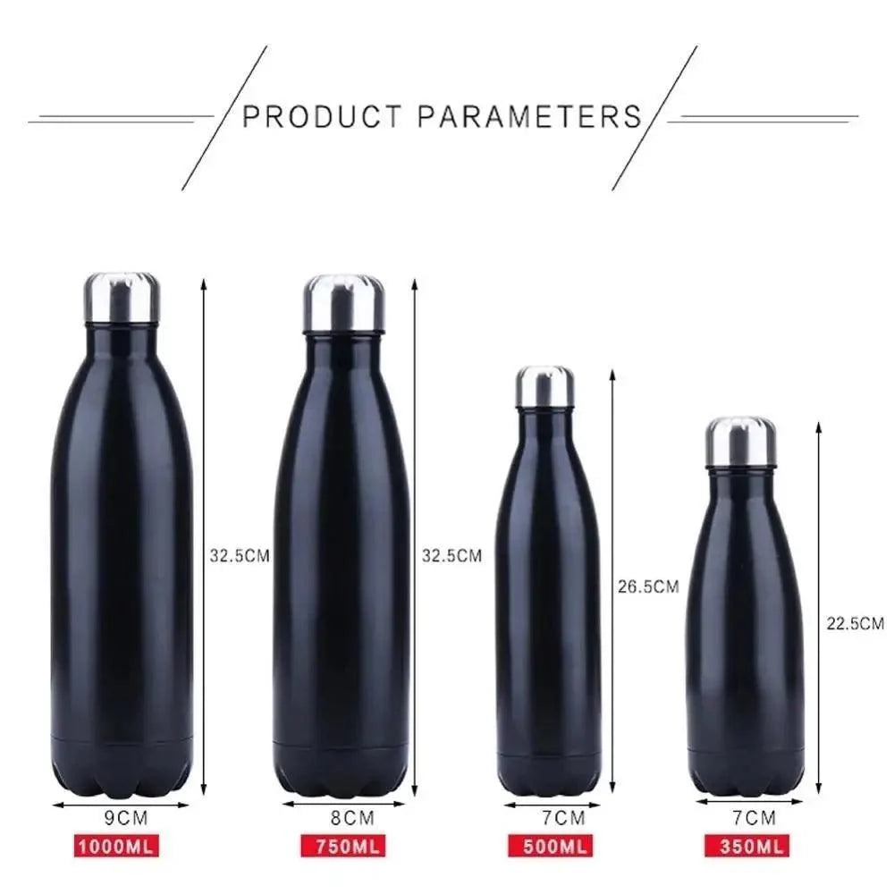 Premium Quality 350/500/750/1000ml Double-wall Creative BPA free Water Bottle Stainless Steel Beer Tea Coffee Portable Sport Vacuum thermos - Tree of Life