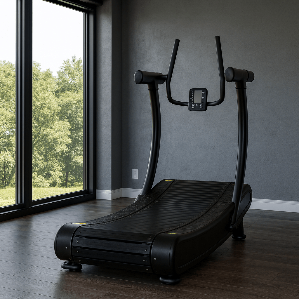 R1000 Curved Resistance Treadmill Self Powered Magnetic Resistance 8 Level Exclusive Deck Design - Tree of Life