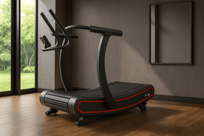 R1000 Curved Resistance Treadmill Self Powered Magnetic Resistance 8 Level Exclusive Deck Design - Tree of Life
