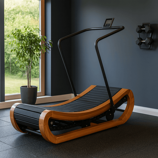 R2000 Handcrafted Solid Wood Curved Resistance Treadmill From The Studio Collection Exclusive Edition - Tree of Life