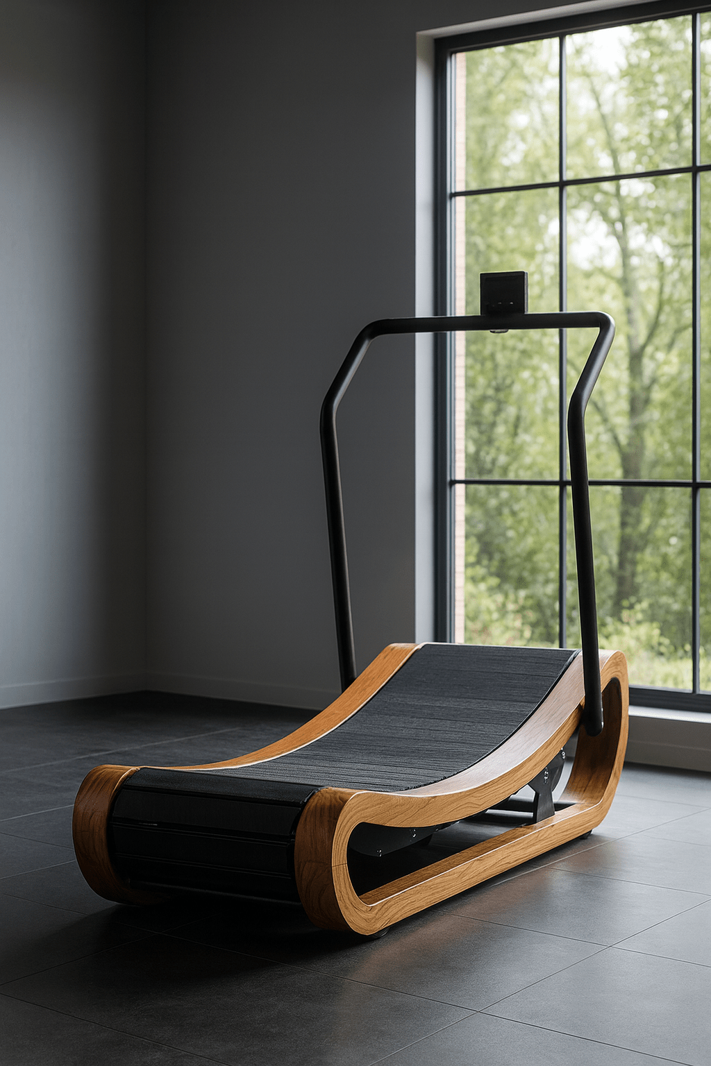 R2000 Handcrafted Solid Wood Curved Resistance Treadmill From The Studio Collection Exclusive Edition - Tree of Life