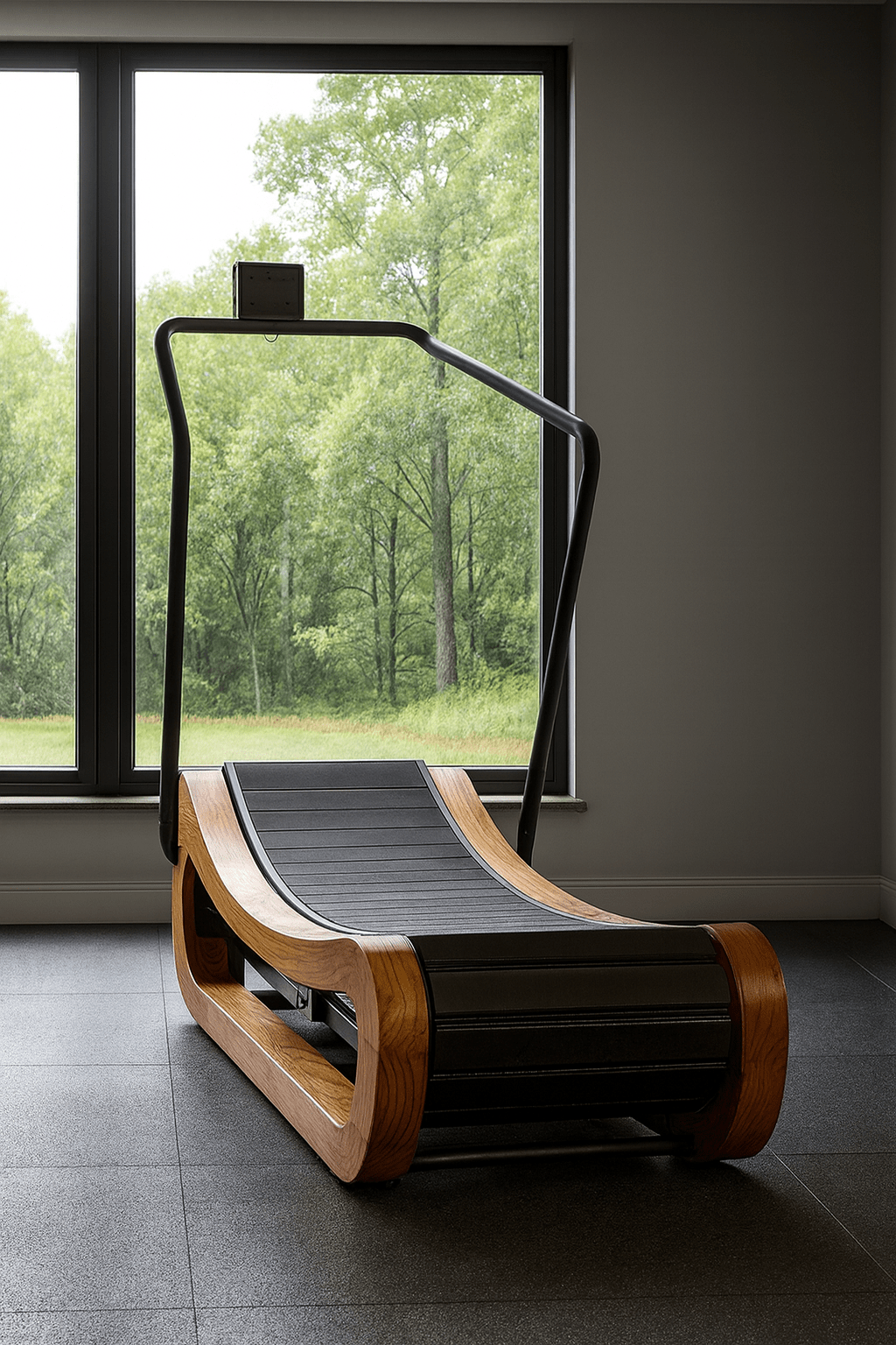 R2000 Handcrafted Solid Wood Curved Resistance Treadmill From The Studio Collection Exclusive Edition - Tree of Life