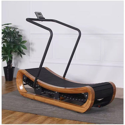 R2000 Handcrafted Solid Wood Curved Resistance Treadmill From The Studio Collection Exclusive Edition - Tree of Life