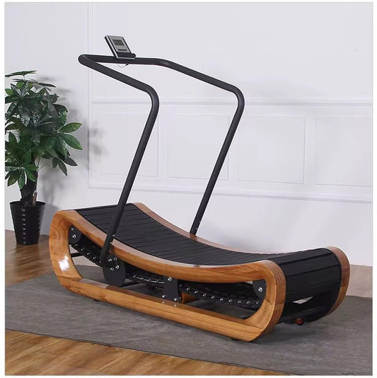 R2000 Handcrafted Solid Wood Curved Resistance Treadmill From The Studio Collection Exclusive Edition - Tree of Life