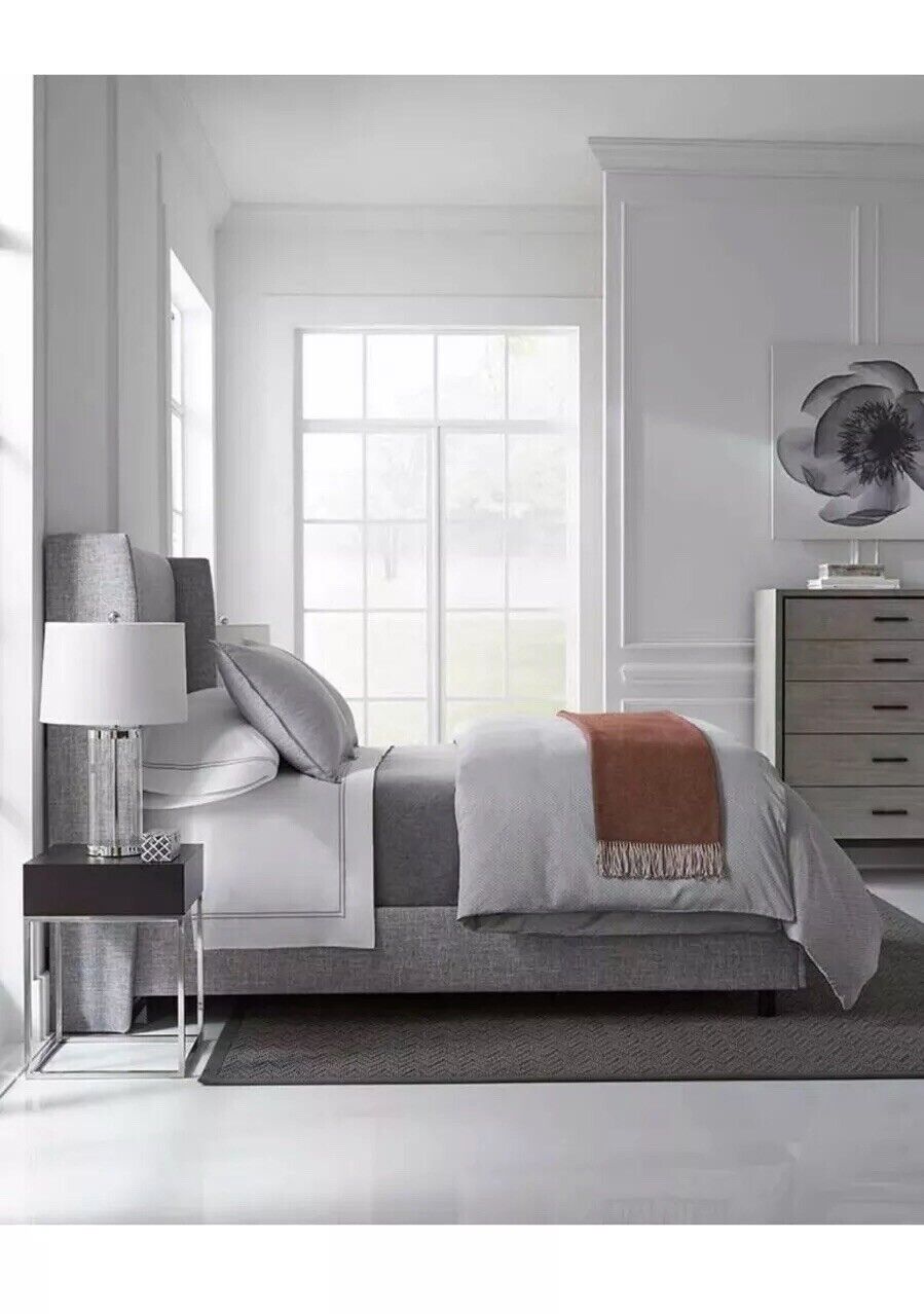 Sferra Minello Duvet Cover, Silver, Size Full-Queen - Tree of Life