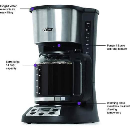 Salton Jumbo Java Coffee Maker 14 Cup - Tree of Life