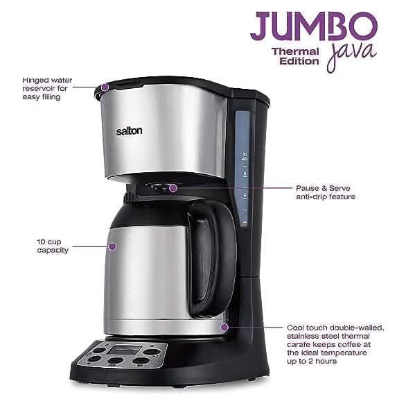 Salton Jumbo Java Coffee Maker - Thermal - Tree of Life