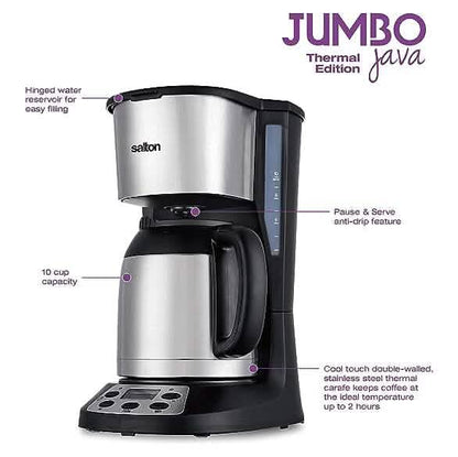 Salton Jumbo Java Coffee Maker - Thermal - Tree of Life