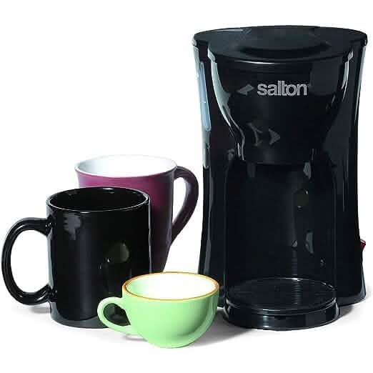 Salton Space Saving 1 Cup Coffeemaker - Black - Tree of Life