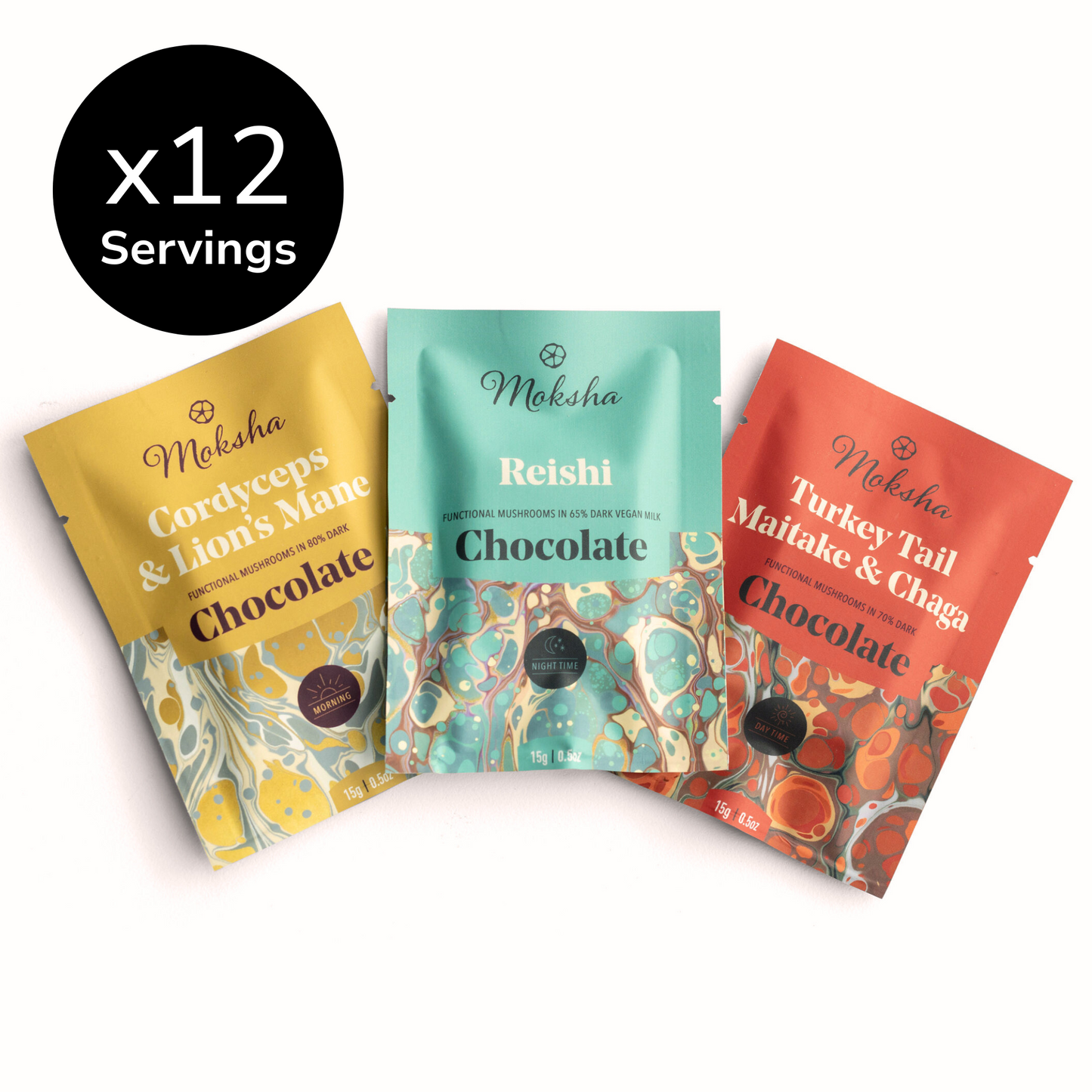 Mountain Reserve™ Trio - Mushroom Chocolate Tasting Sampler for Daily Vitality - Tree of Life