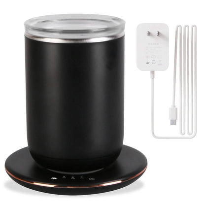 Self Stirring Coffee Mug with Lid Temperature Control 3 Heat Settings - Tree of Life