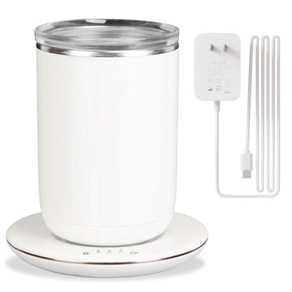 Self Stirring Coffee Mug with Lid Temperature Control 3 Heat Settings - Tree of Life