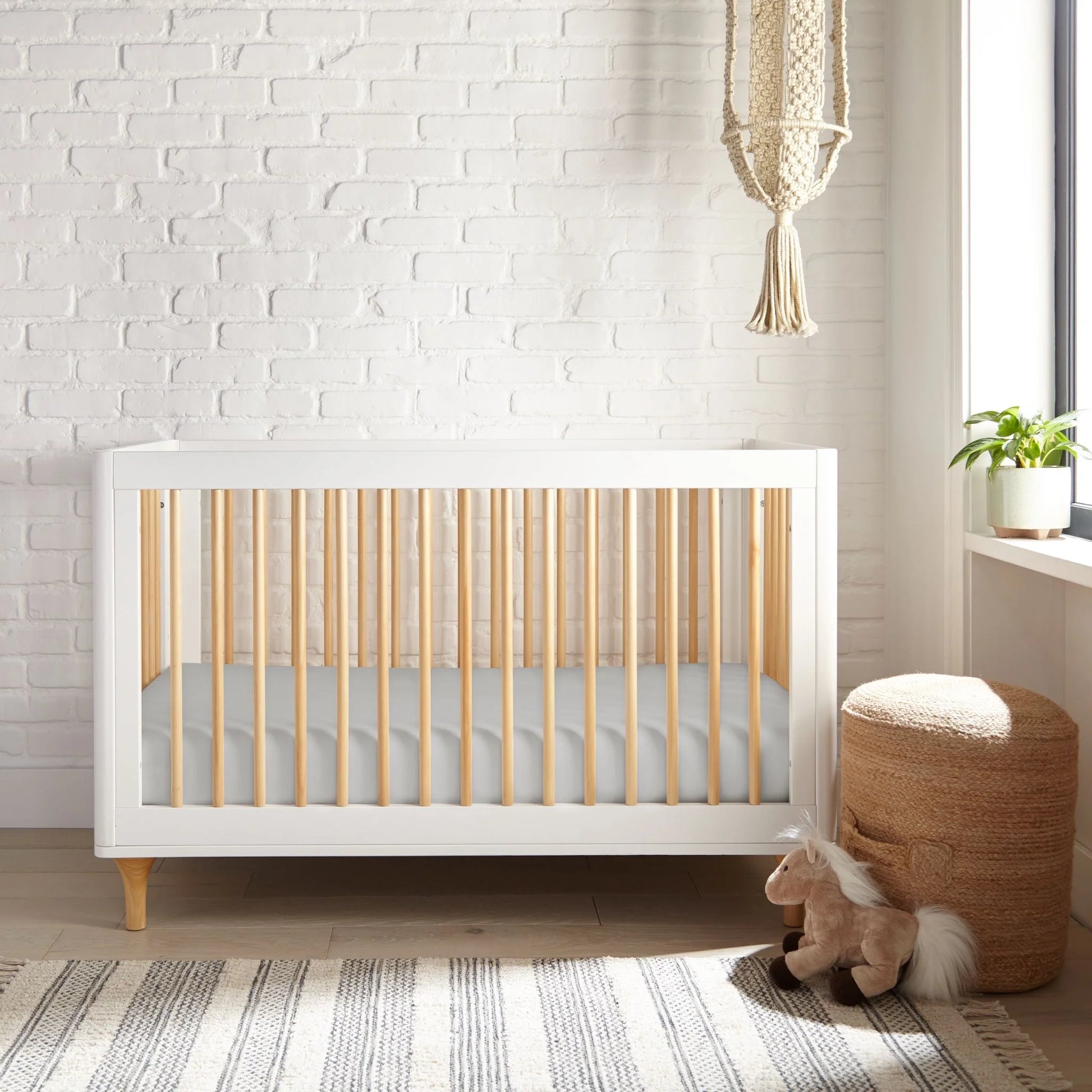 Cooling Bamboo Crib Fitted Sheet - Tree of Life