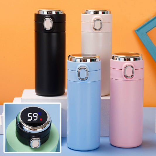 Smart Thermos Mug Mini Stainless Steel Thermos Cup Portable Leak Proof Water Cup with Filter Water Vacuum Tea Coffee Bottle Cup Smart Water bottle Stainless Steel Travel Mug Thermoses Cup Flask - Tree of Life