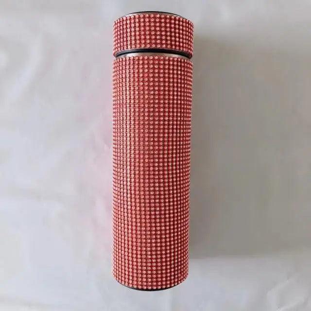 Sport Sterlling Creative Diamond Thermos Bottle Water Bottle Stainless Steel Smart Temperature Display Vacuum Flask Mug Gift for Men Women - Tree of Life
