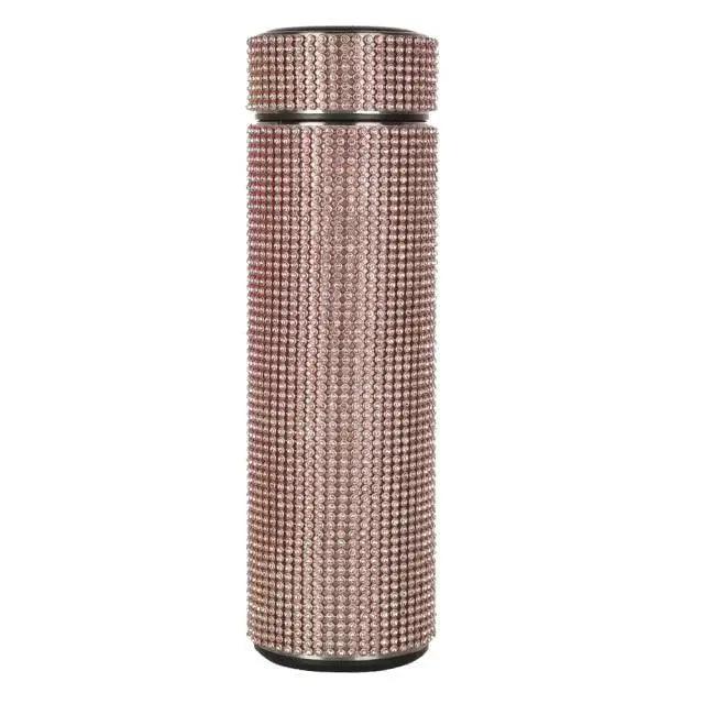 Sport Sterlling Creative Diamond Thermos Bottle Water Bottle Stainless Steel Smart Temperature Display Vacuum Flask Mug Gift for Men Women - Tree of Life