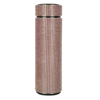 Sport Sterlling Creative Diamond Thermos Bottle Water Bottle Stainless Steel Smart Temperature Display Vacuum Flask Mug Gift for Men Women - Tree of Life