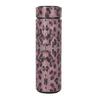 Sport Sterlling Creative Diamond Thermos Bottle Water Bottle Stainless Steel Smart Temperature Display Vacuum Flask Mug Gift for Men Women - Tree of Life