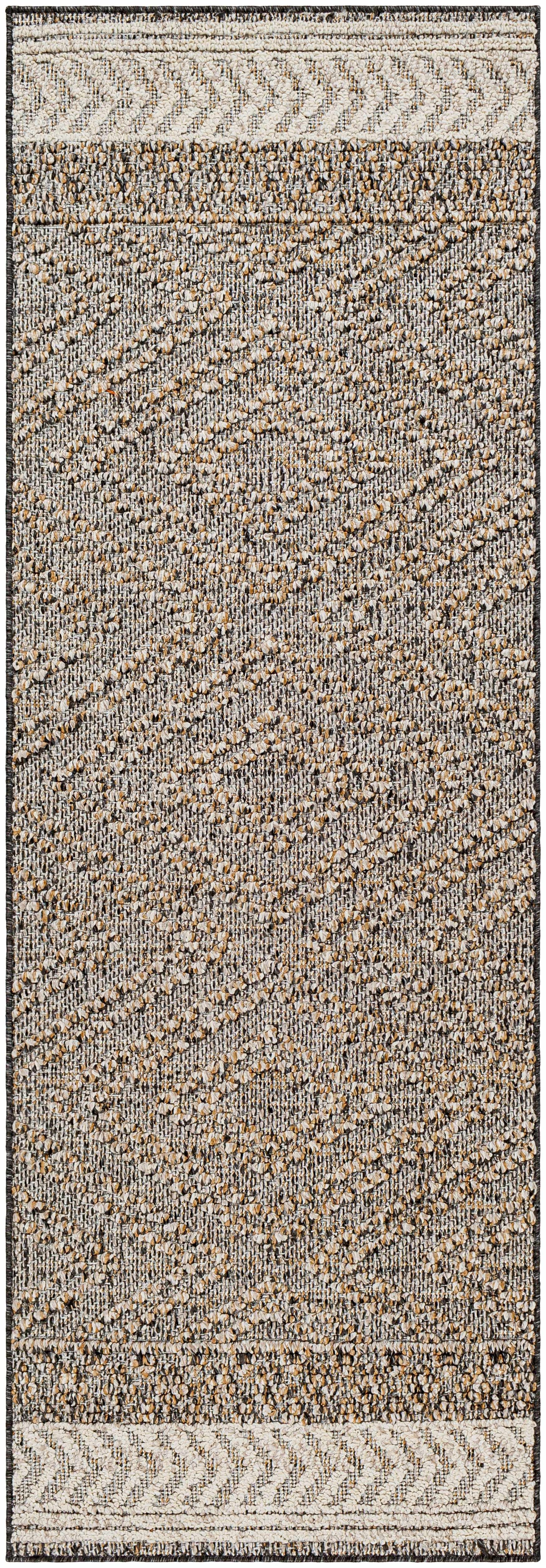 Beige Charcoal Areli Area Rug - Tree of Life