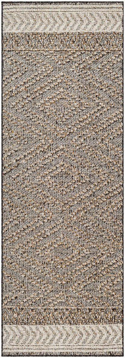 Beige Charcoal Areli Area Rug - Tree of Life