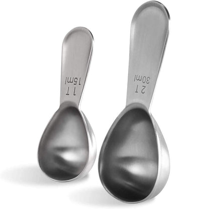 Stainless Steel Measuring Coffee Scoop - Tree of Life