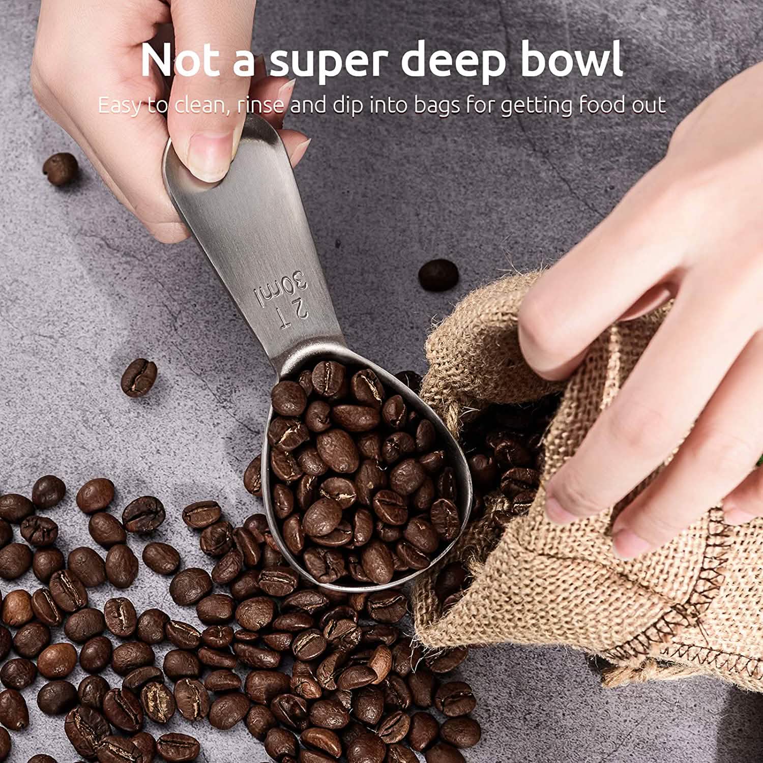 Stainless Steel Measuring Coffee Scoop - Tree of Life