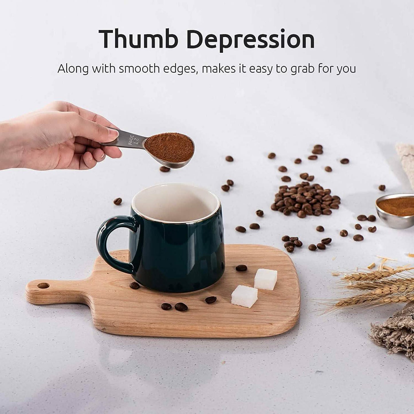 Stainless Steel Measuring Coffee Scoop - Tree of Life