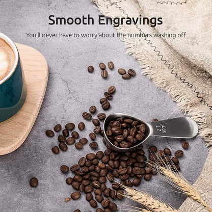 Stainless Steel Measuring Coffee Scoop - Tree of Life