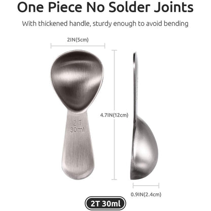 Stainless Steel Measuring Coffee Scoop - Tree of Life