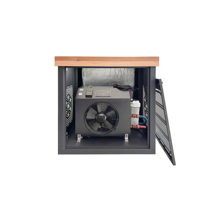 Stainless Steel Plunge Pool Ice Bath With Integrated Chiller - Tree of Life