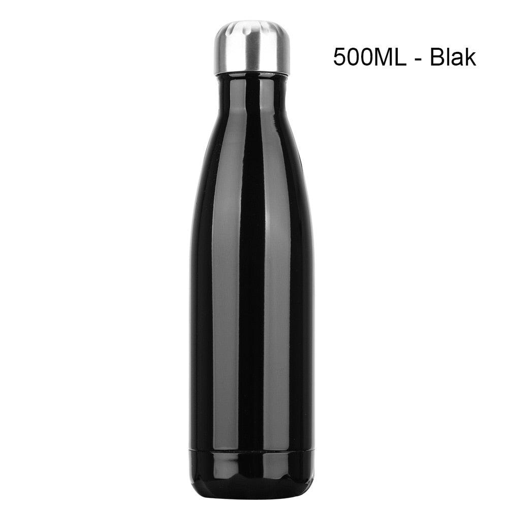 Stainless Steel Water Bottle BPA Free Thermos Water Beer Thermos 500ml for Sport Bottles Double-Wall Insulated Vacuum Flask Double-Walled Insulated Vacuum Flask Stainless Steel Drinking Bottle - Tree of Life