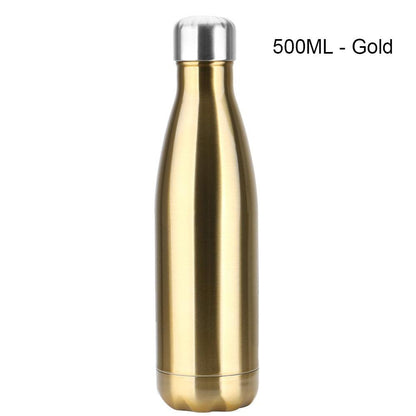 Stainless Steel Water Bottle BPA Free Thermos Water Beer Thermos 500ml for Sport Bottles Double-Wall Insulated Vacuum Flask Double-Walled Insulated Vacuum Flask Stainless Steel Drinking Bottle - Tree of Life