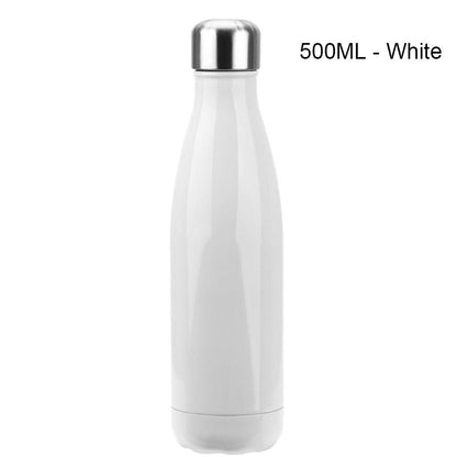 Stainless Steel Water Bottle BPA Free Thermos Water Beer Thermos 500ml for Sport Bottles Double-Wall Insulated Vacuum Flask Double-Walled Insulated Vacuum Flask Stainless Steel Drinking Bottle - Tree of Life