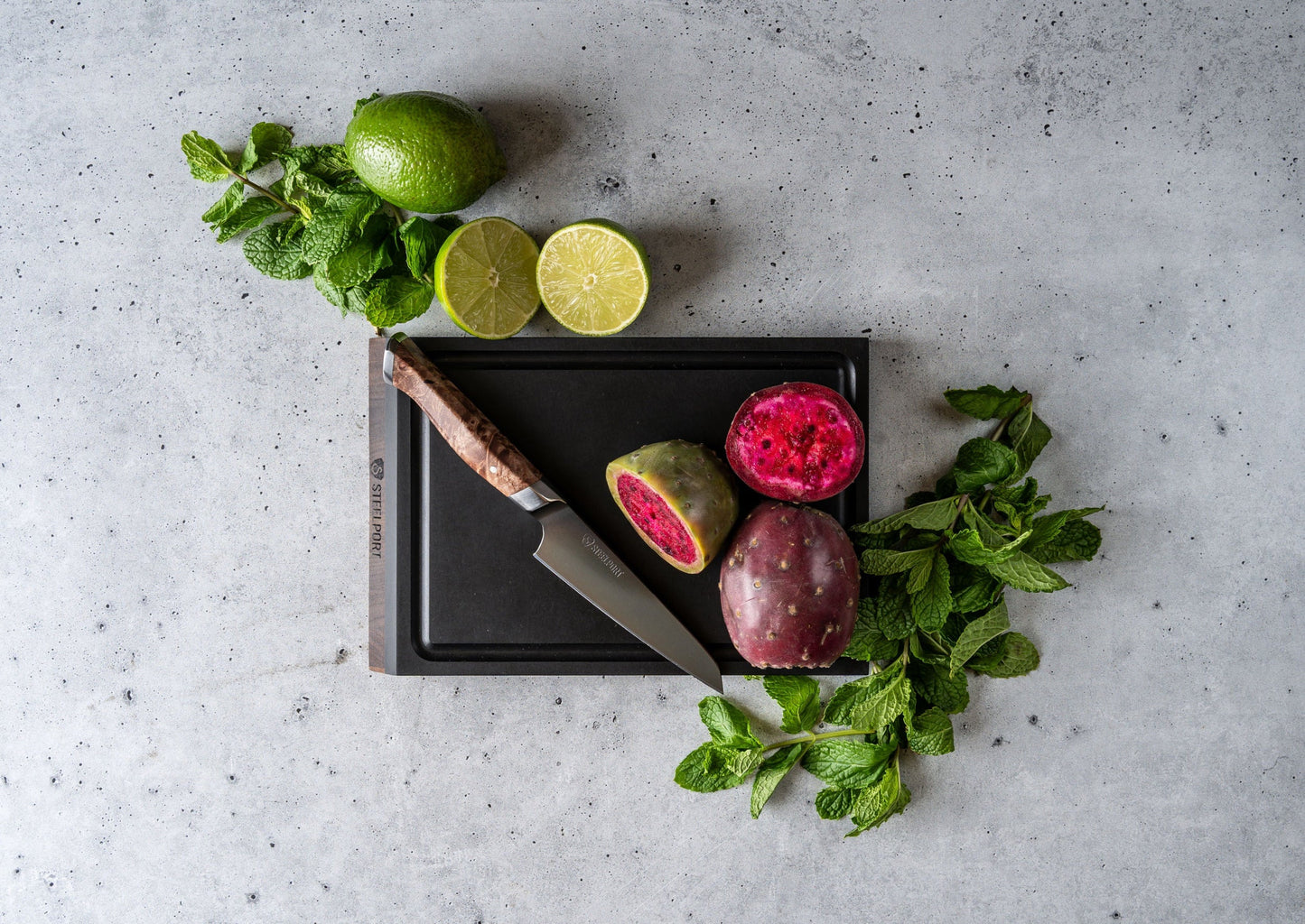SteelCore™ 2-in-1 Walnut Cutting Board, 9"x6" - Tree of Life