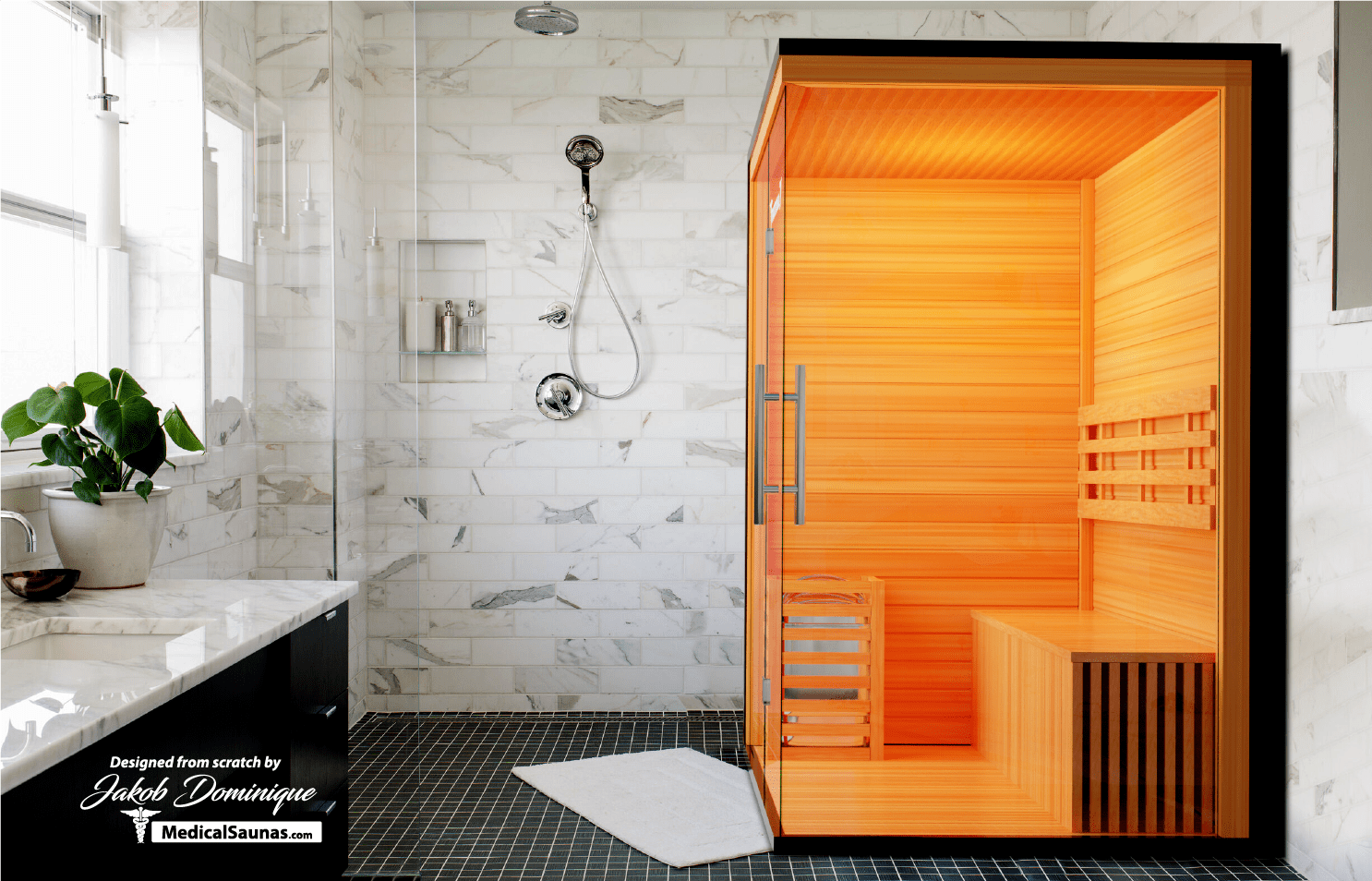3 Person Home Steam Sauna | Traditional 7™ - Tree of Life