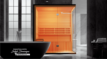 3 Person Home Steam Sauna | Traditional 7™ - Tree of Life