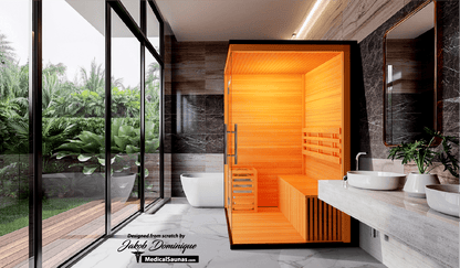3 Person Home Steam Sauna | Traditional 7™ - Tree of Life