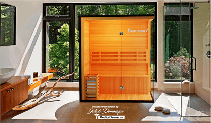3 Person Home Steam Sauna | Traditional 7™ - Tree of Life