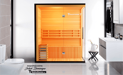 3 Person Home Steam Sauna | Traditional 7™ - Tree of Life