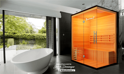 3 Person Home Steam Sauna | Traditional 7™ - Tree of Life