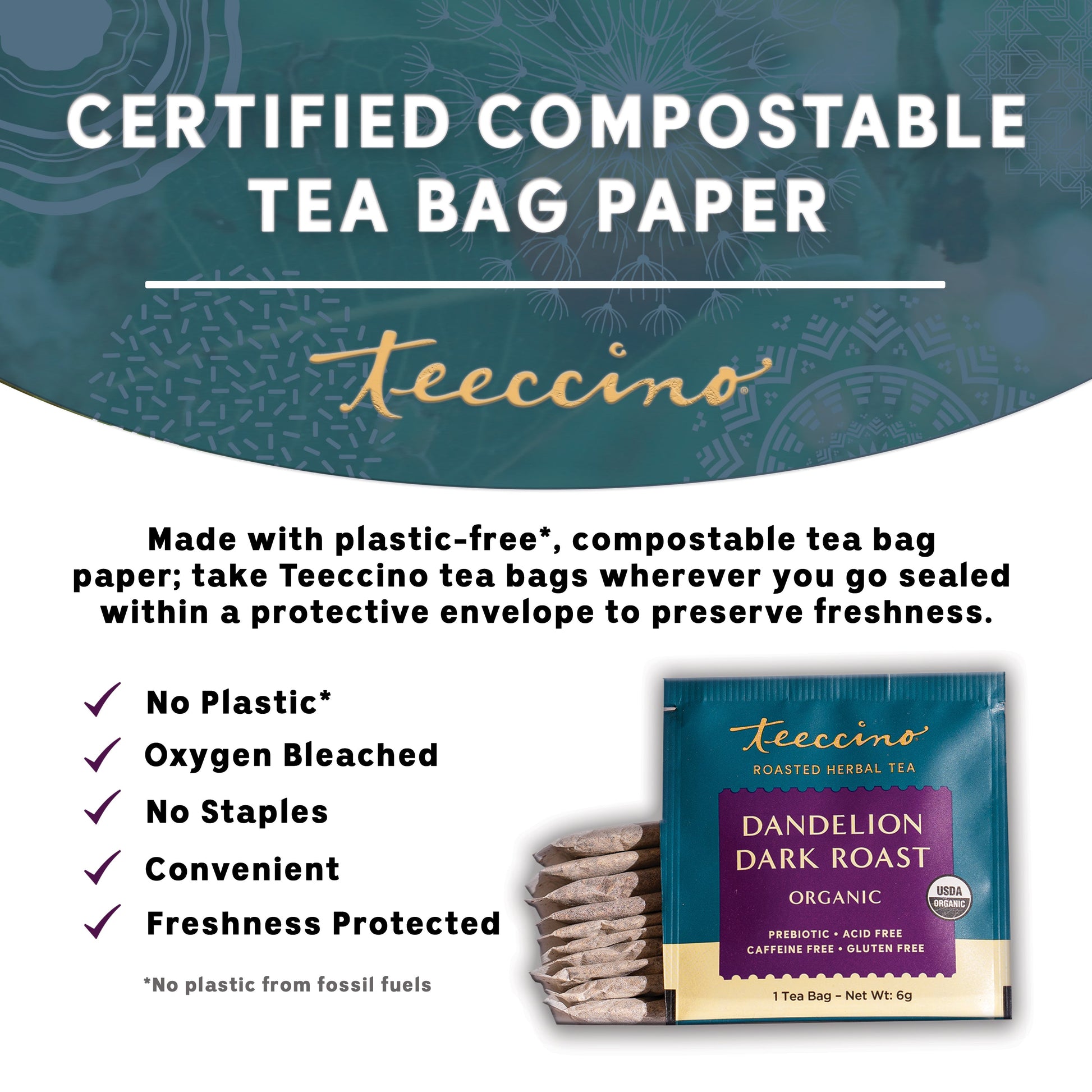 Dandelion Dark Roast Herbal Tea - Tree of Life