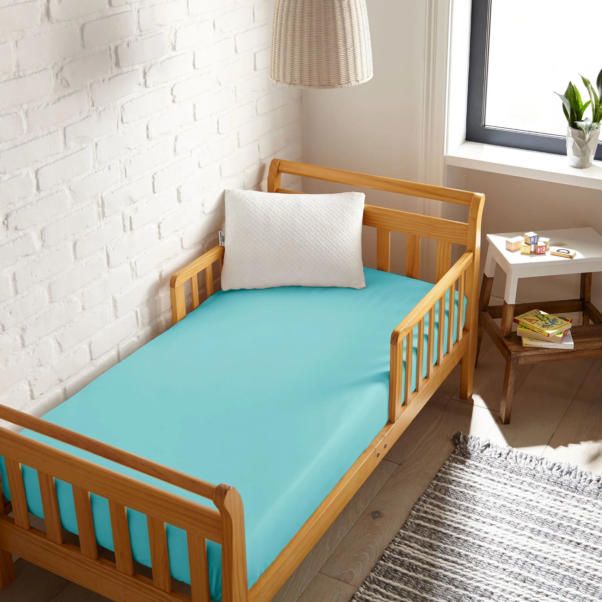 Cooling Bamboo Crib Fitted Sheet - Tree of Life