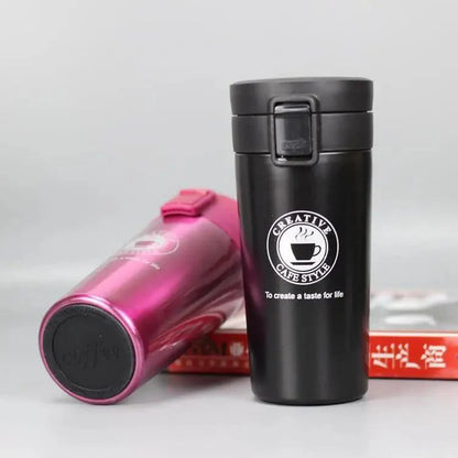 Travel Coffee Mug Stainless Steel Thermos Tumbler Cups Vacuum Flask Thermo Water Bottle Tea Mug Thermocup - Tree of Life
