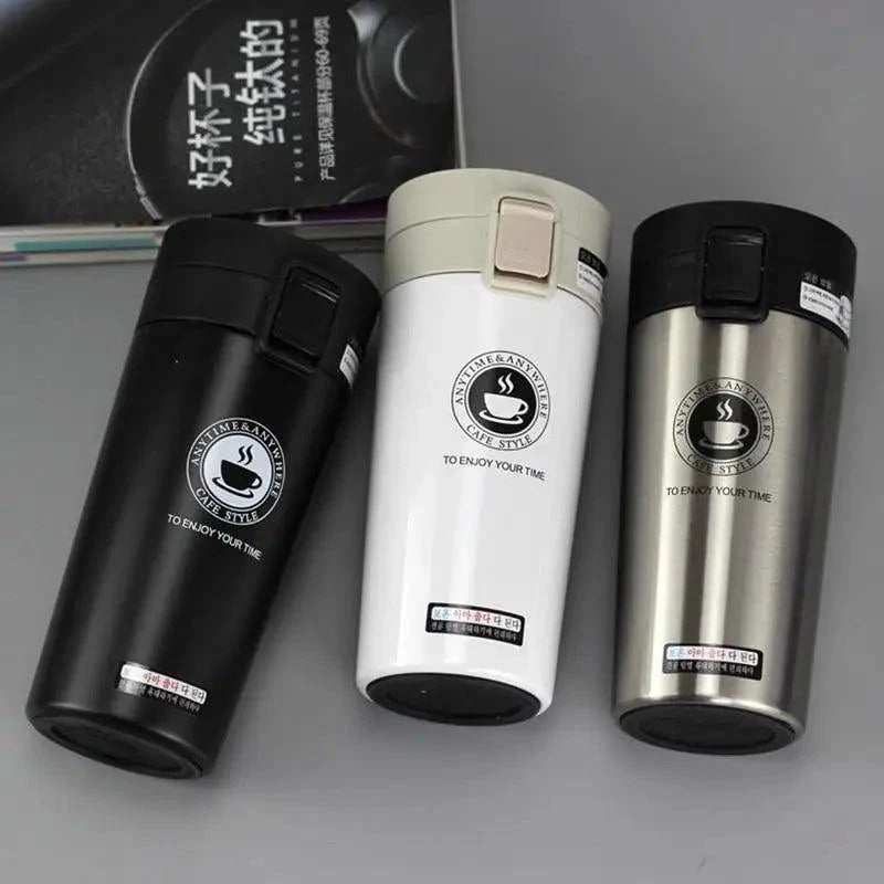Travel Coffee Mug Stainless Steel Thermos Tumbler Cups Vacuum Flask Thermo Water Bottle Tea Mug Thermocup - Tree of Life